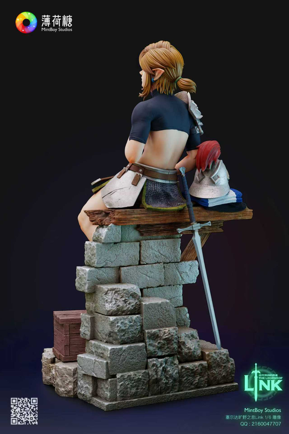 The Legend of Zelda MintBoy Studio Training Soldier Link Resin Statue