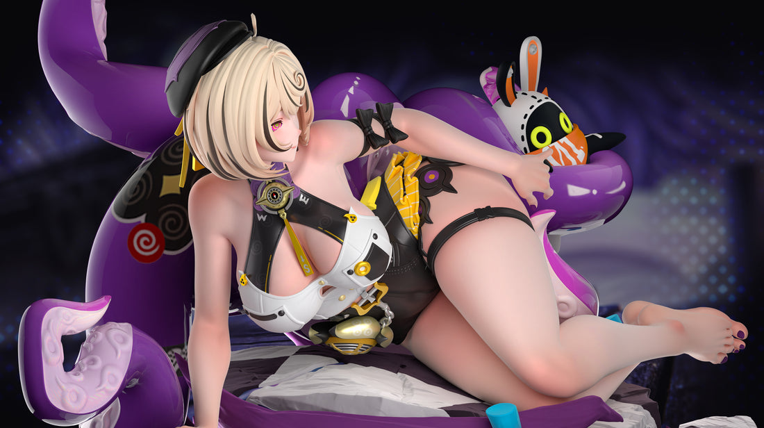 MiYin Studio Hot Spring Idhaili Resin Statue