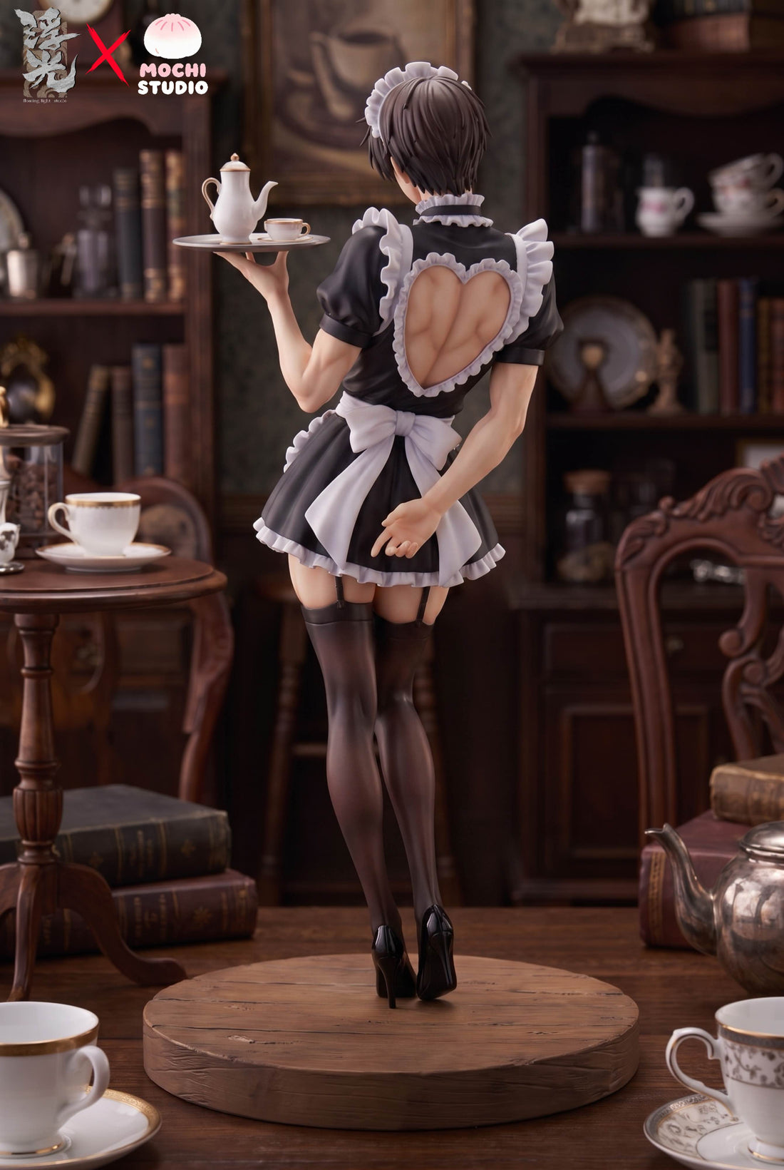 Attack On Titan MOCHI Studio Eren Jaeger x Levi Ackerman Maid Suit
