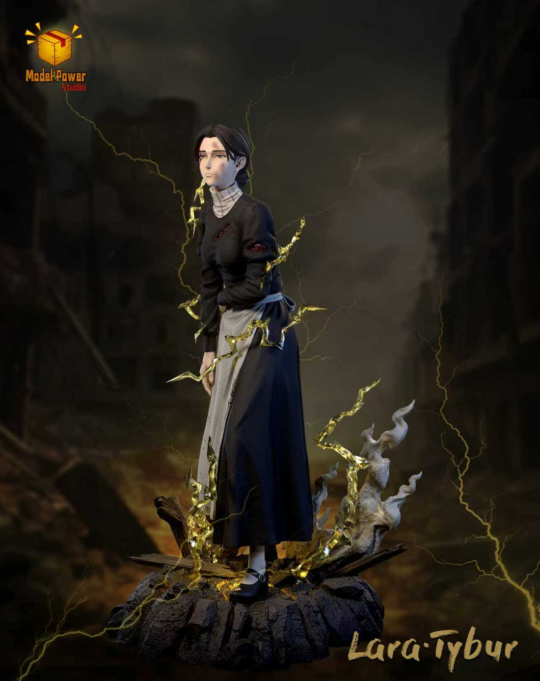Attack on Titan Model Power Studio Lara Tybur Resin Statue