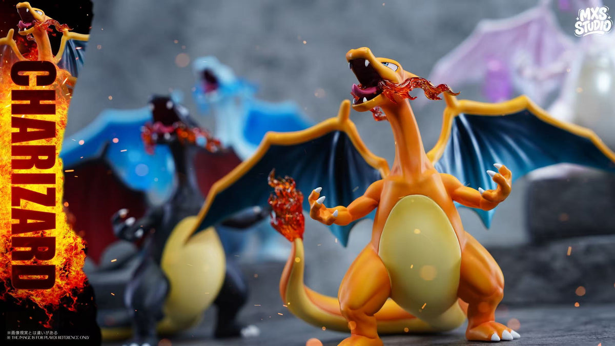 Charizard Collection Box Statue Pokemon MXS Studio Charizard Resin Statue – ClubHouse Statues