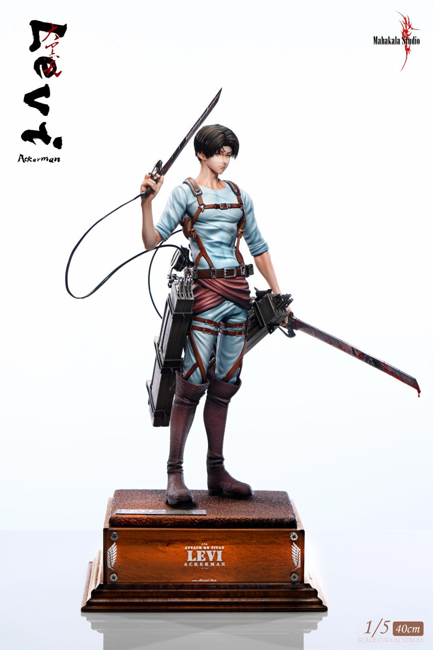 Attack On Titan Mahakala Studio Levi Ackerman Resin Statue