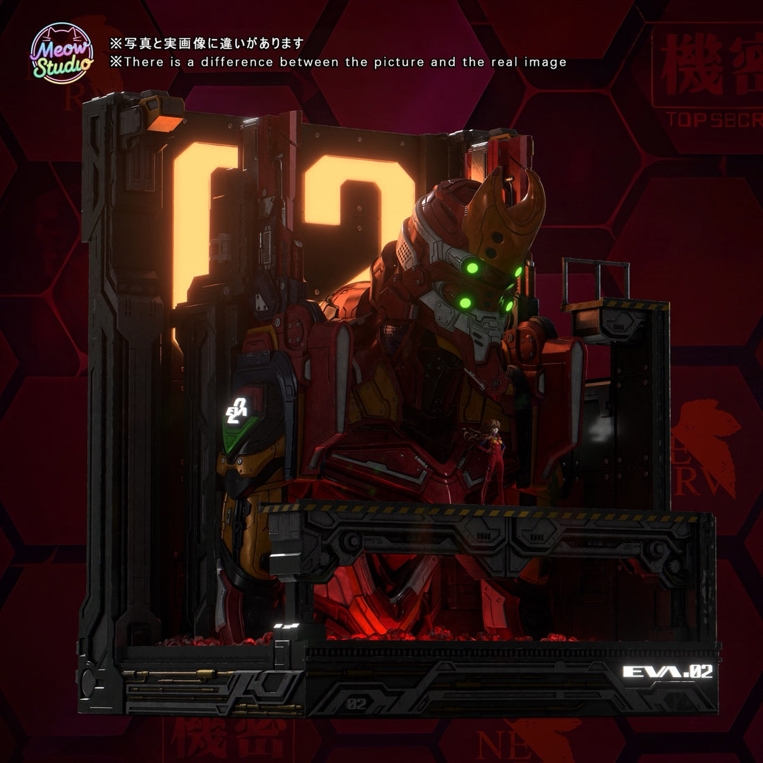 Neo Genesis Evangelion Meow Studio EVA 02 x Asuka