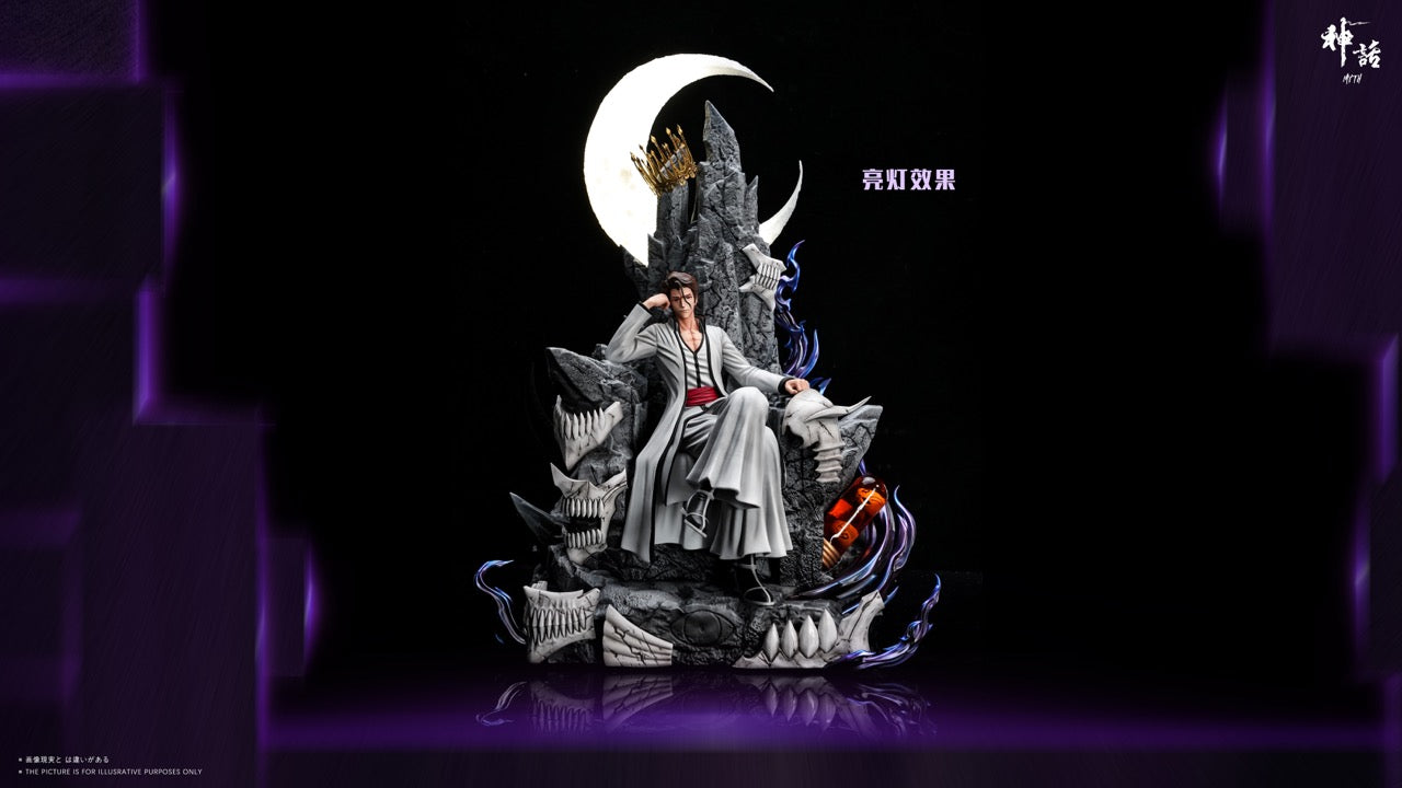 BLEACH 特大スタンディ Bleach Myth Studio Throne Sosuke Aizen – ClubHouse Statues