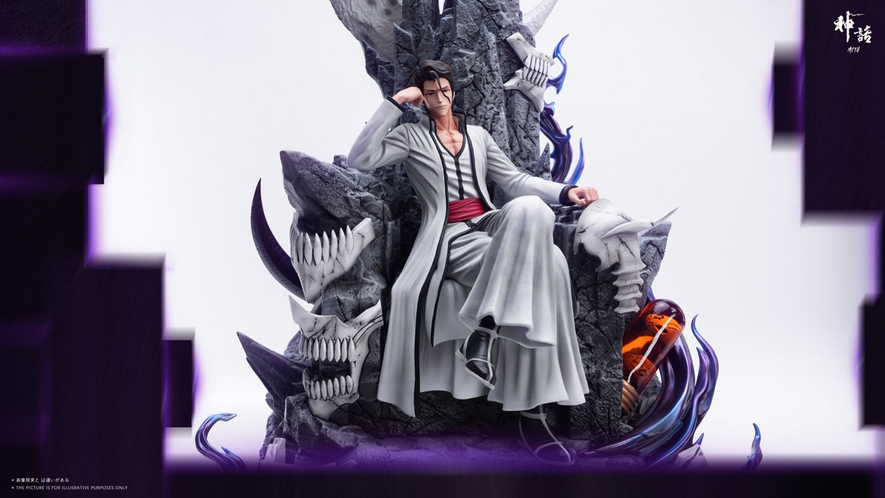 BLEACH 特大スタンディ Bleach Myth Studio Throne Sosuke Aizen – ClubHouse Statues