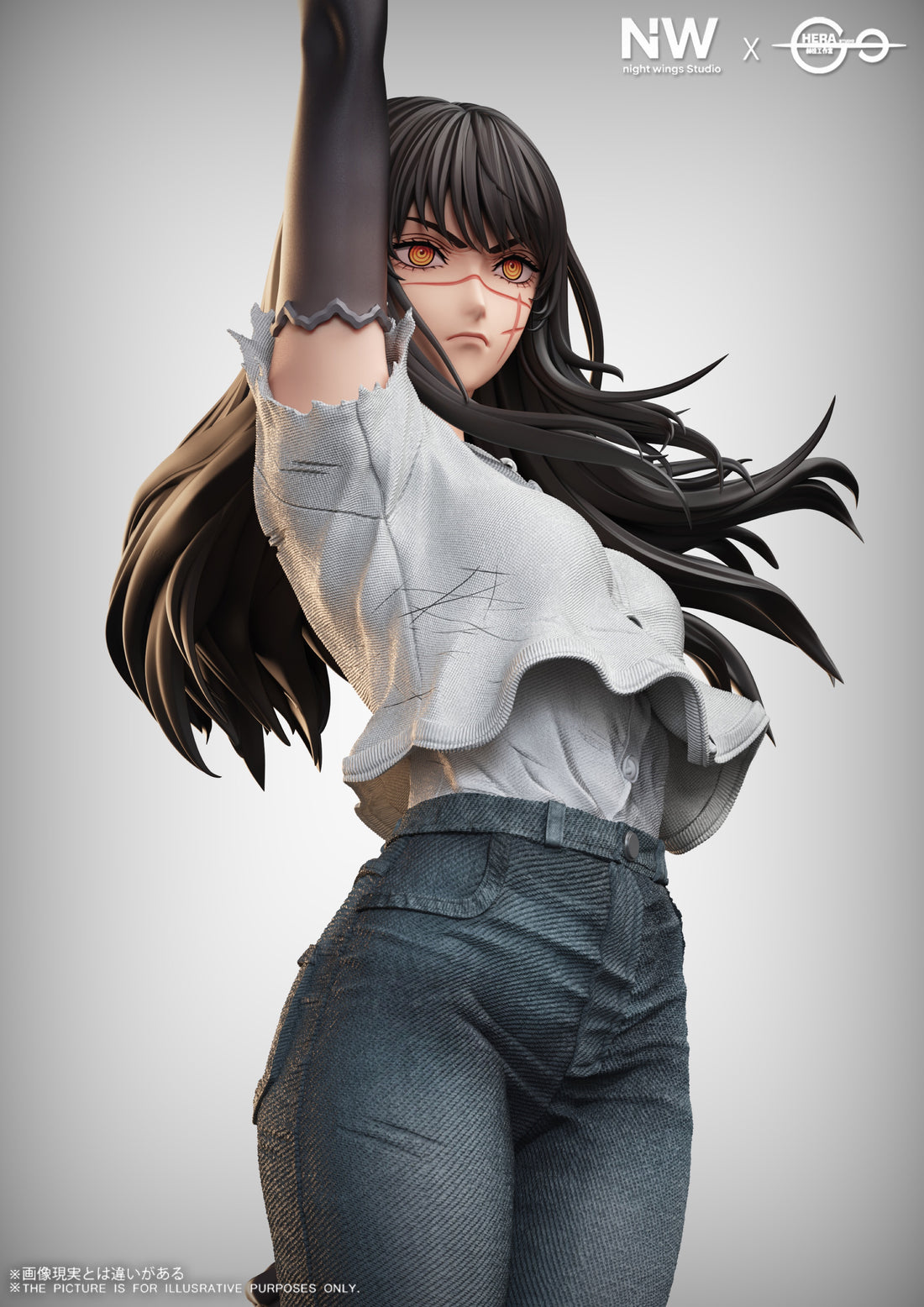 Chainsaw Man Night Wing Studio × Hera Studio Asa Mitaka