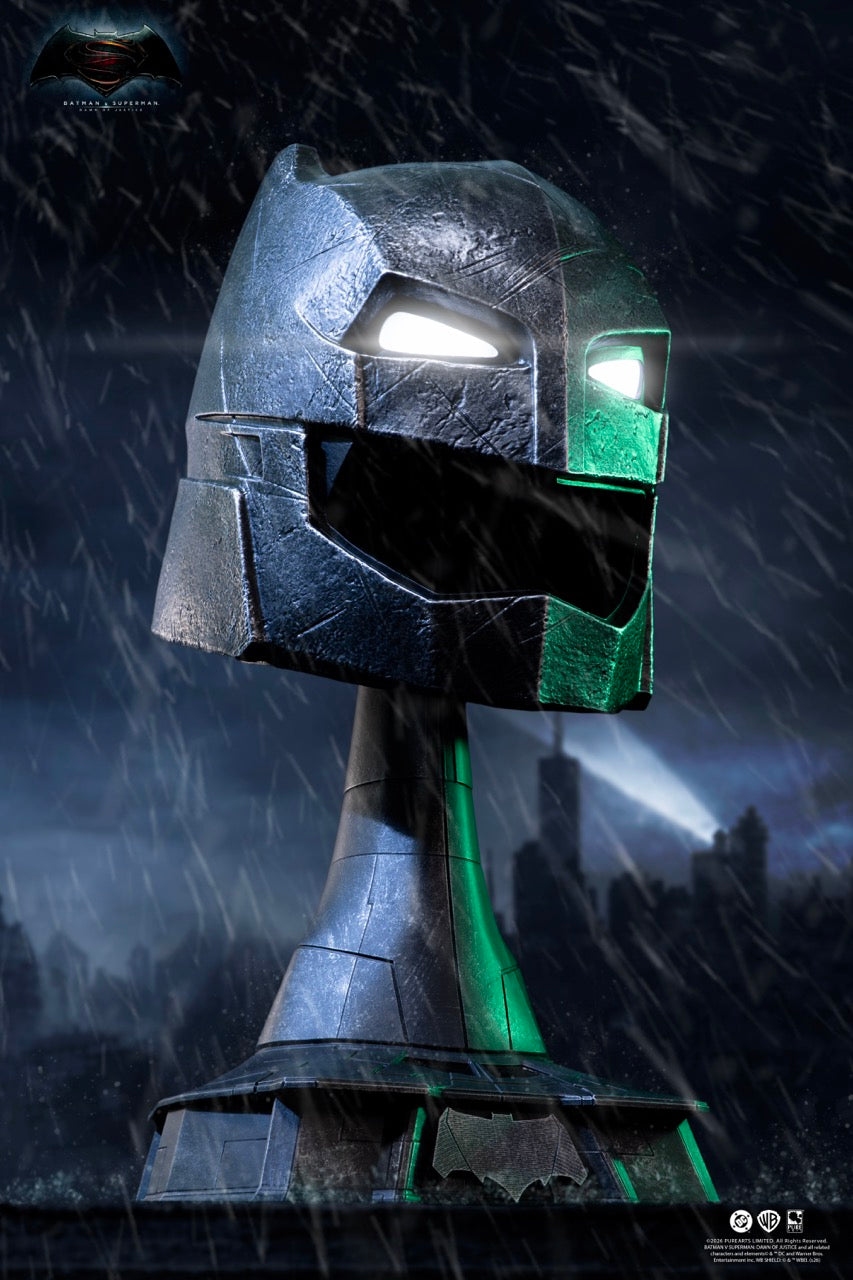 DC Purearts Studio Batman v Superman Dawn of Justice Armored Batman helmet Licensed