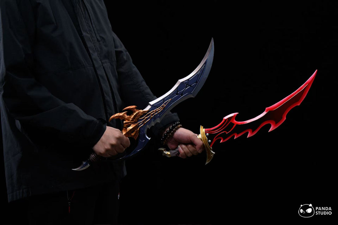 Solo Leveling Panda Studio Sung JinWoos Weapon Kasakas Venom Fang x Knight Killer Resin Statue