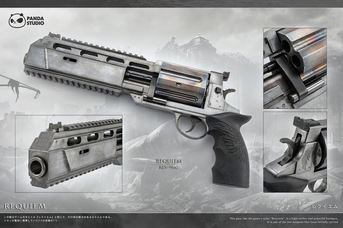 Resident Evil Panda Studio Requiem Revolver Requiem x Tactical handaxe Resin Statue