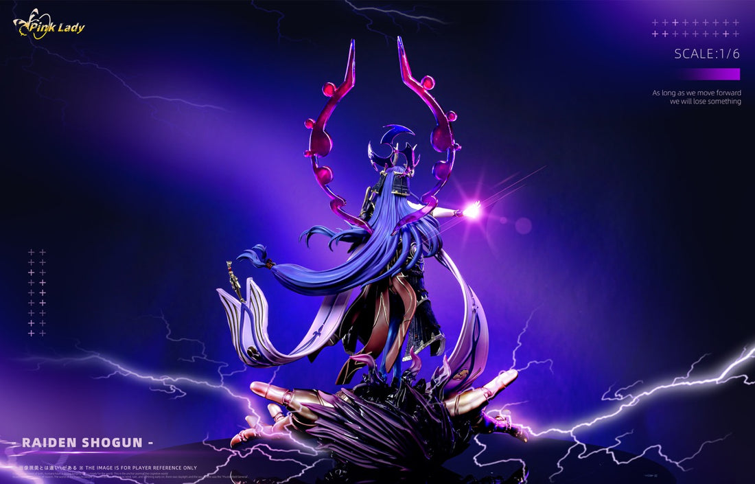 Genshin Impact Pink Lady Studio Raiden Shogun Resin Statue