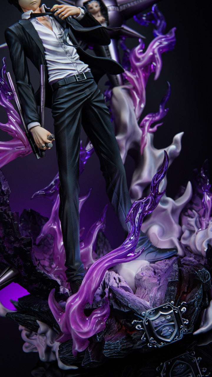 Katekyo Hitman Reborn Rhinoceros Studio Hibari Kyoya Resin Statue