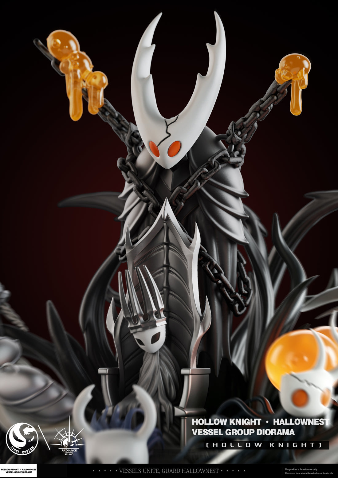 Hollow Knight ST Custom X Radiance Studio Vessel Group Diorama