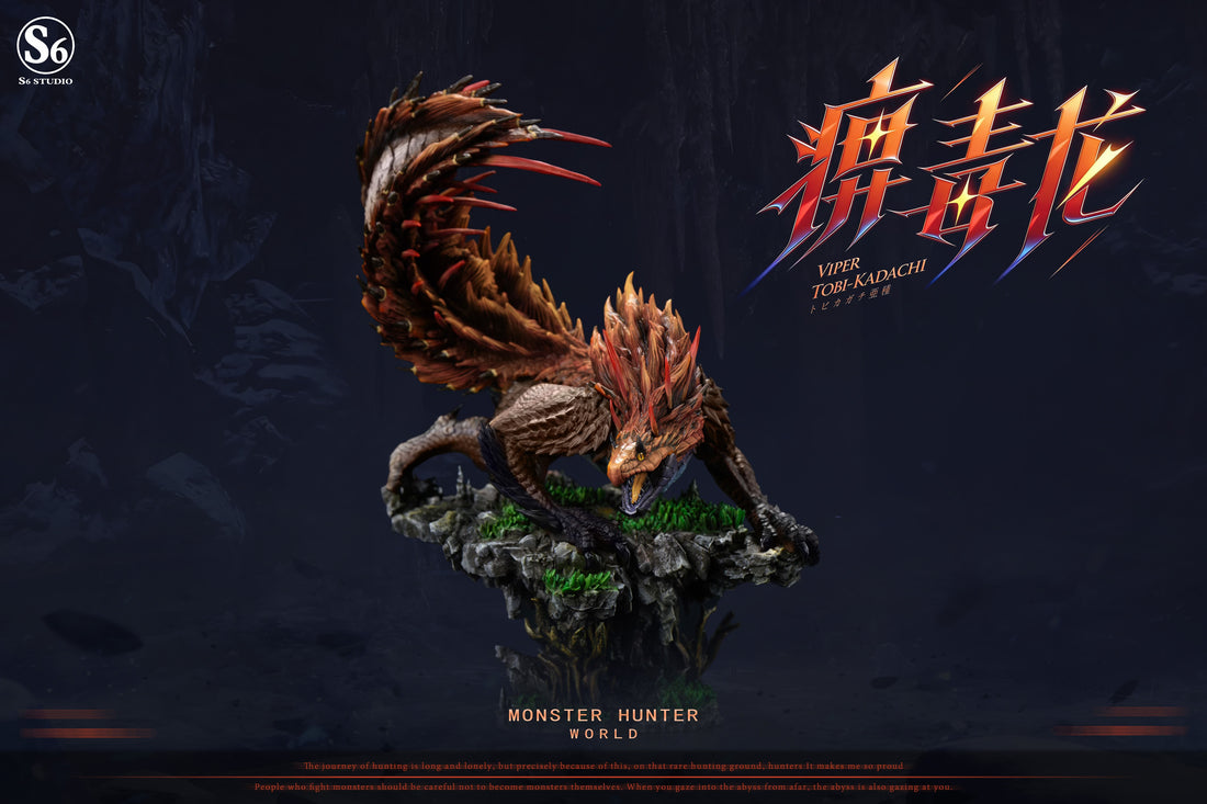 Monster Hunter S6 Studio Viper Tobi Kadachi Resin Statue