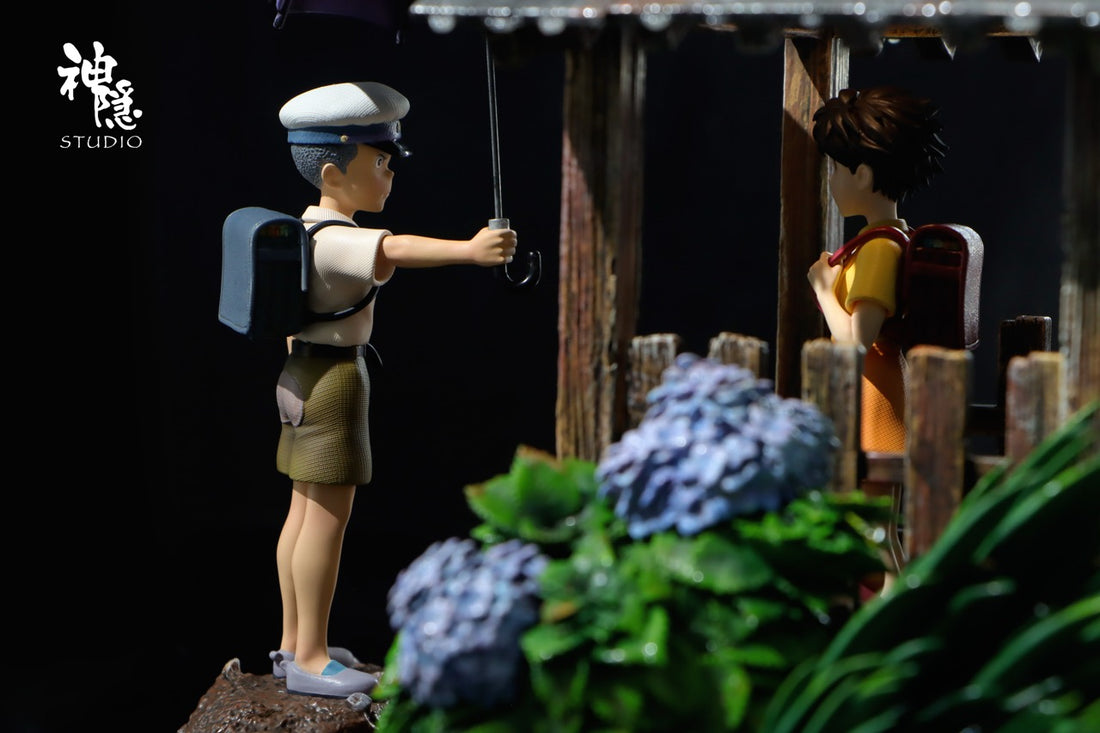 My Neighbor Totoro ShenYin Studio Totoro Tenderness in the Rain Resin Statue