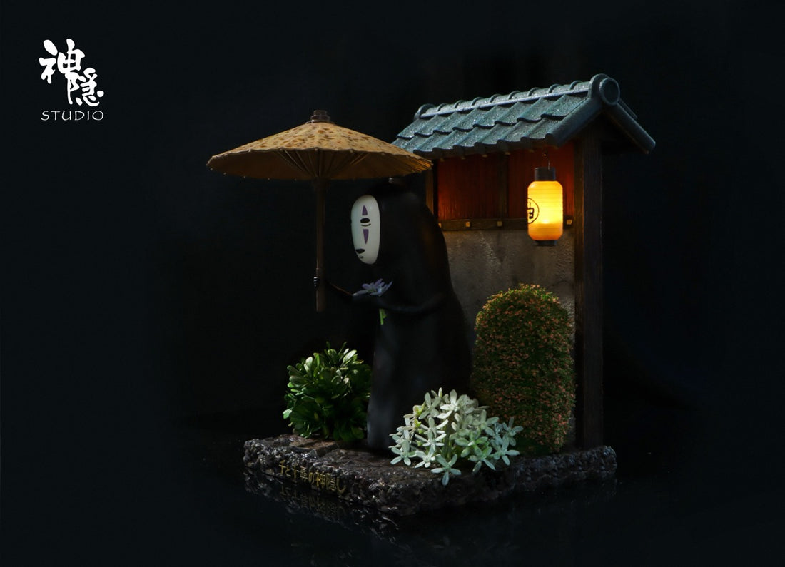 Spirited Away ShenYin Studio No face Man Rainy Night Mind Resin Statue