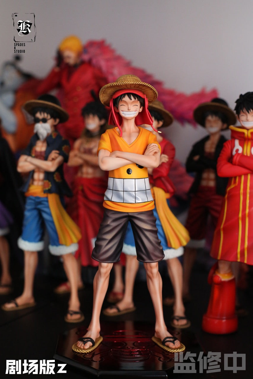 One Piece SPADES K Studio Monkey D Luffy Full Costume Resin Statue