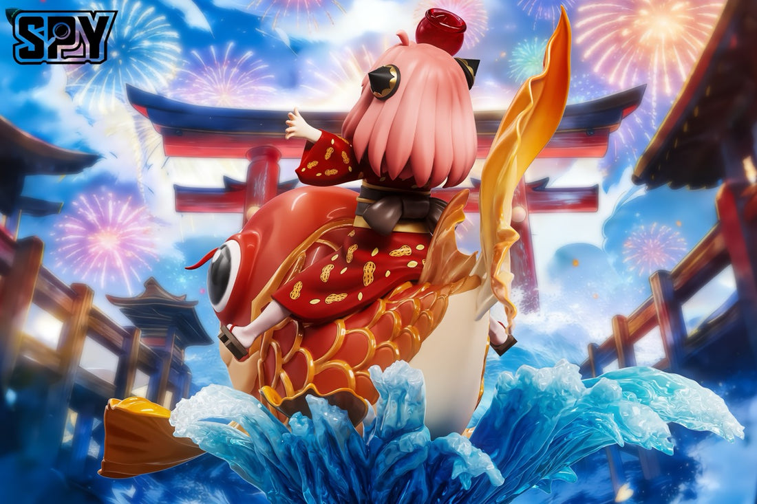 Spy x Family SPY Studio Koi Fish Girl Anya Resin Statue
