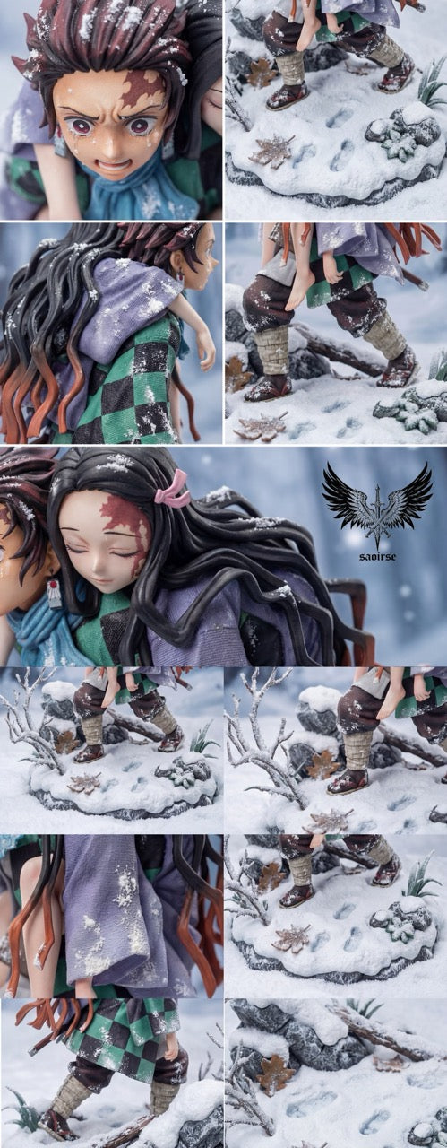 Demon Slayer Saoirse Studio Kamado Tanjirou x Kamado Nezuko Resin Statue