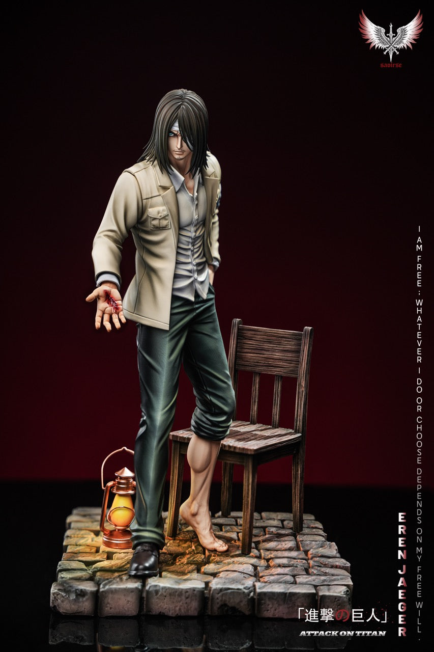 Attack On Titan Saoirse Studio Eren Jaeger Resin Statue