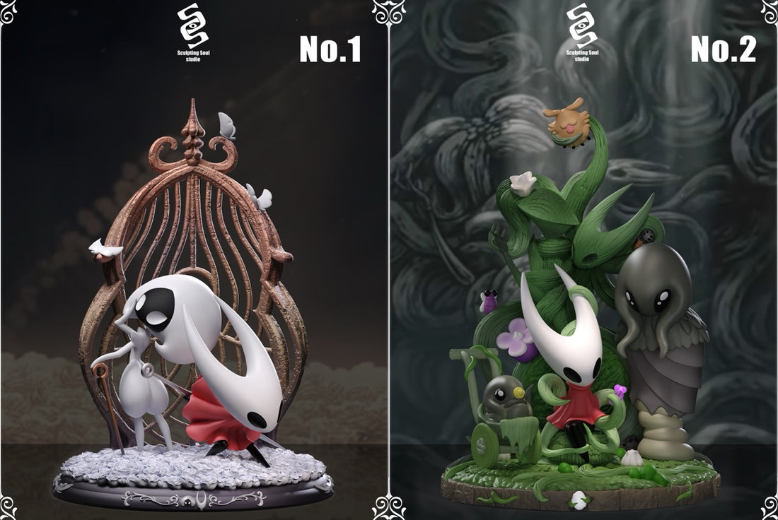 Hollow Knight Sculpting Soul Studio Greyroot x Hornet Resin Statue