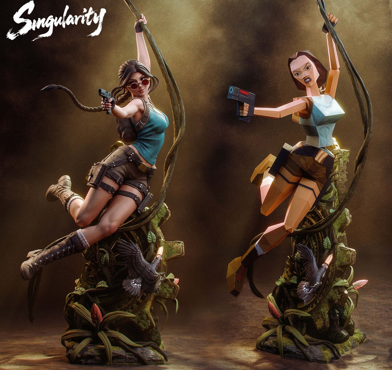 Tomb Raider Singularity Studio Lara Croft – ClubHouse Statues