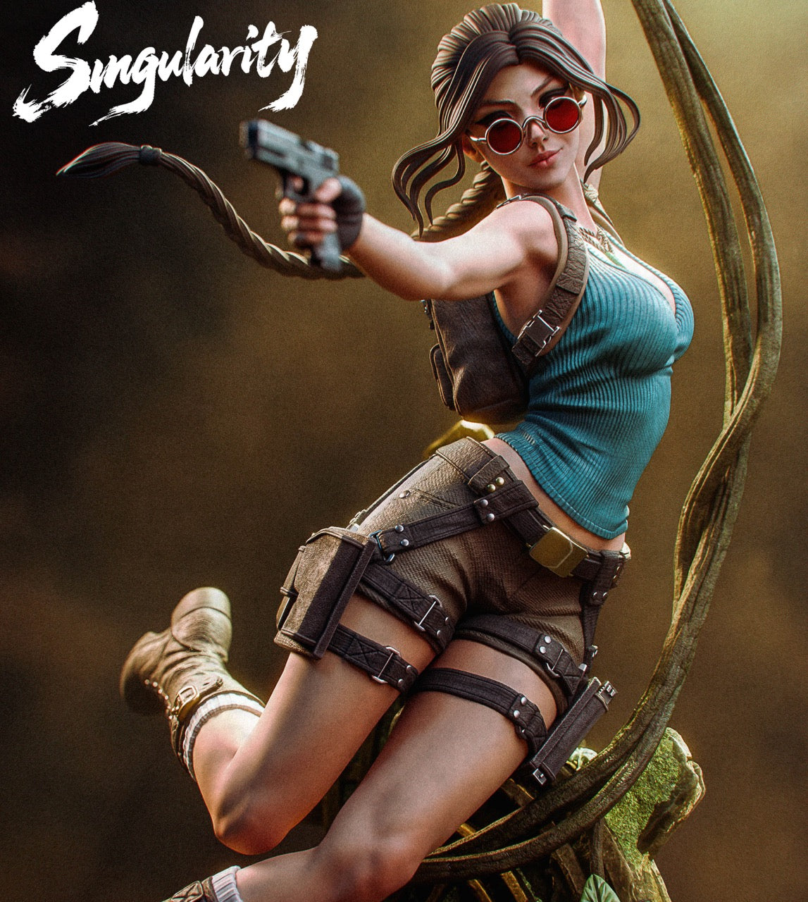 Tomb Raider Singularity Studio Lara Croft – ClubHouse Statues