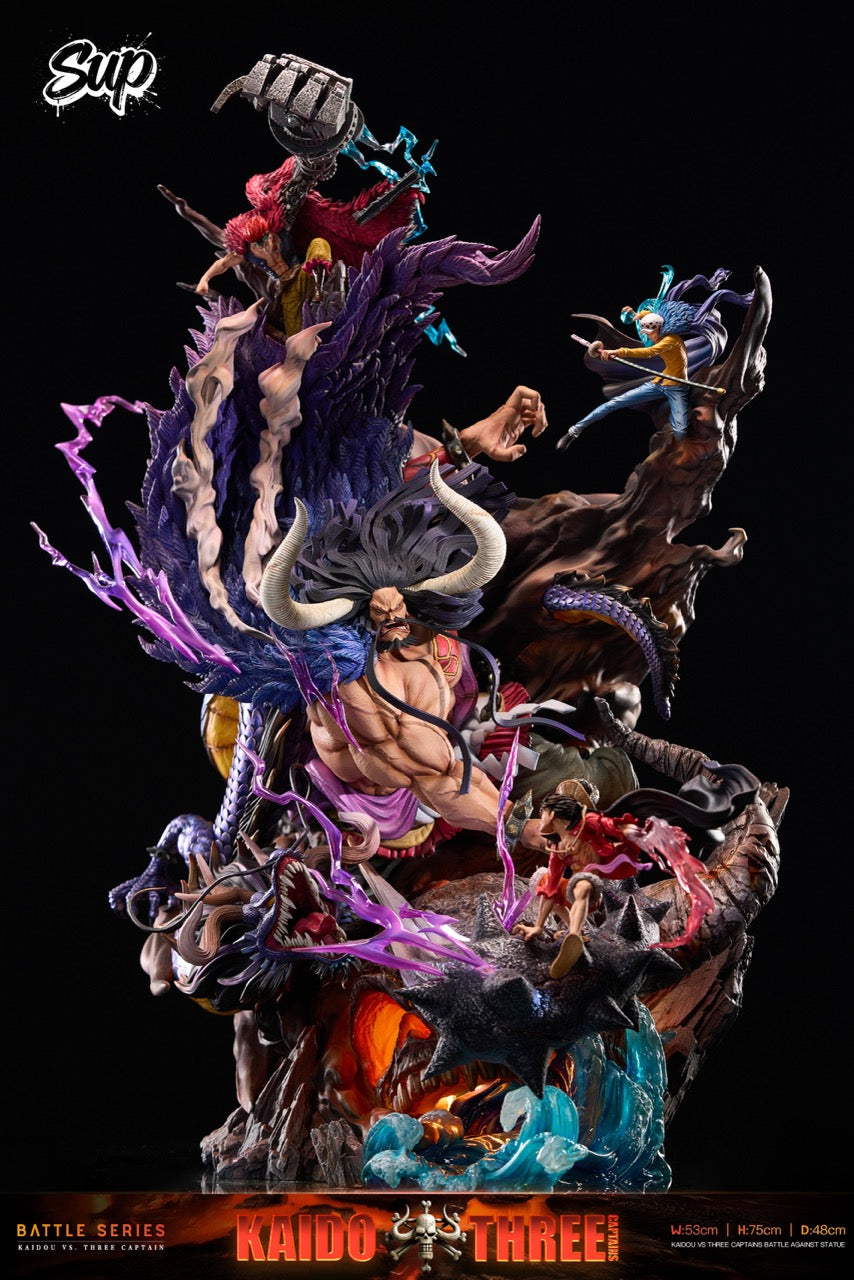 One Piece Sup Studio Kaido Vs Luffy x Law x Kid – ClubHouse Statues