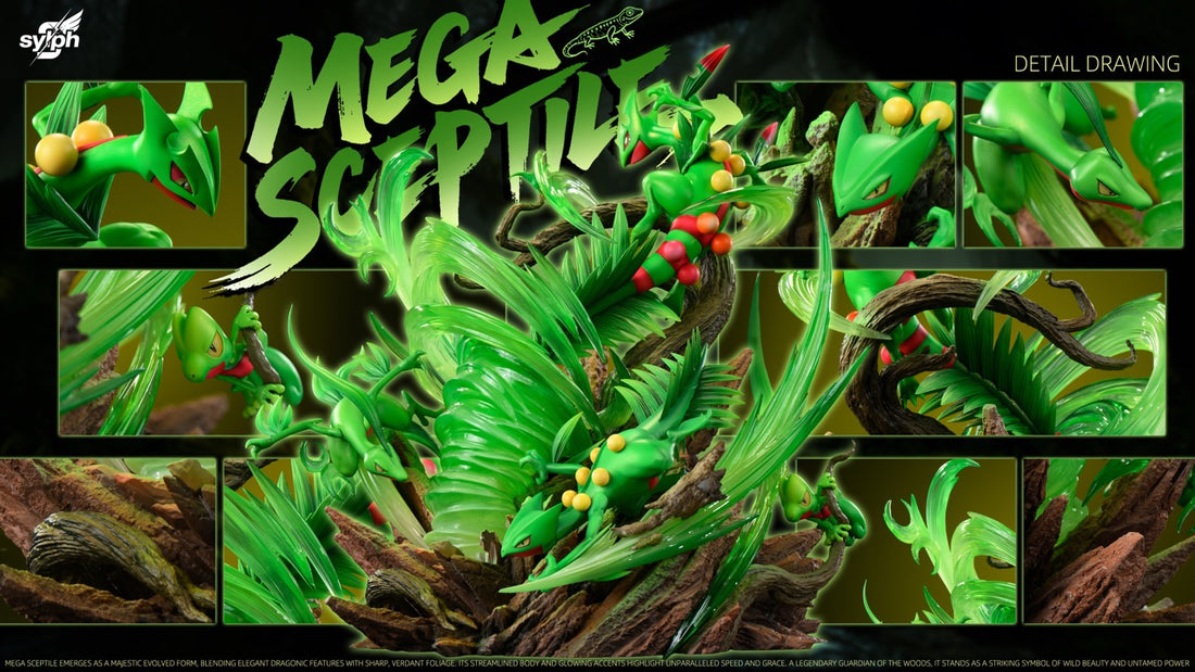 Pokemon Sylph Studio Mega Sceptile