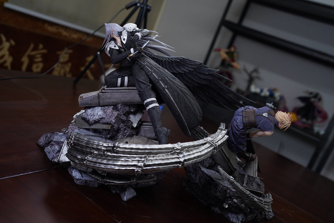 Final Fantasy The Ones Studio Cloud Vs Sephiroth Resin Statue