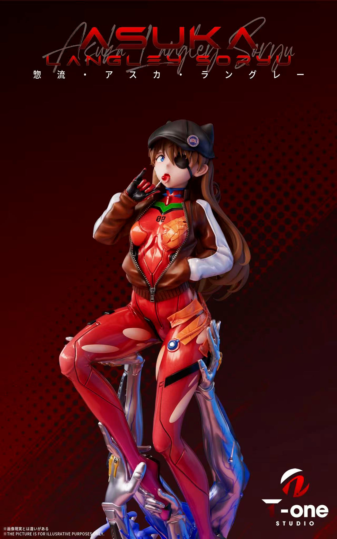 Neo Genesis Evangelion T One Studio Asuka Resin Statue