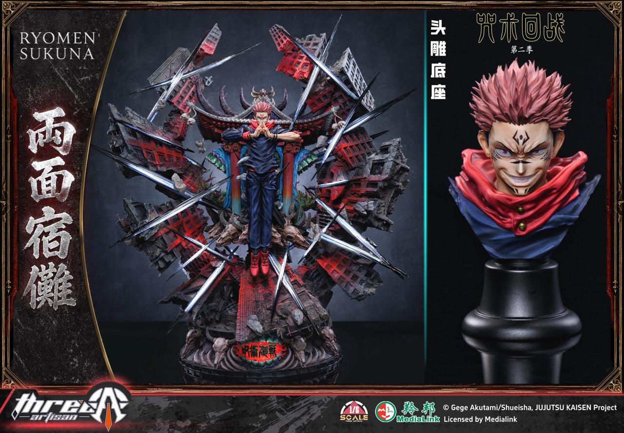 Jujutsu kaisen ThreeArtisan Studio Ryomen Sukuna – ClubHouse Statues