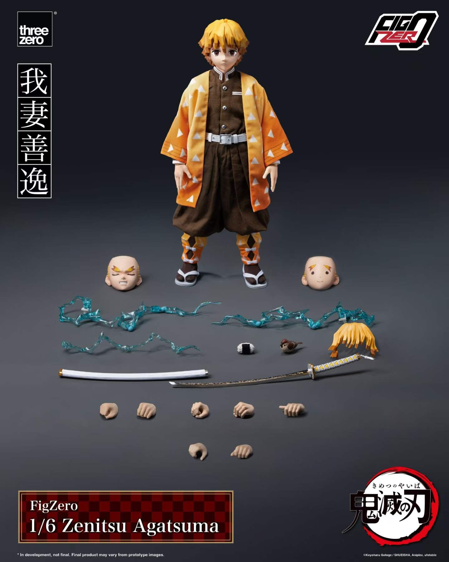 Demon Slayer Threezero X FigZero Studio Zenitsu Agatsuma