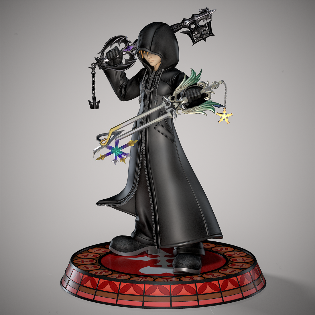 Kingdom Hearts Blackswan Collectibles Roxas
