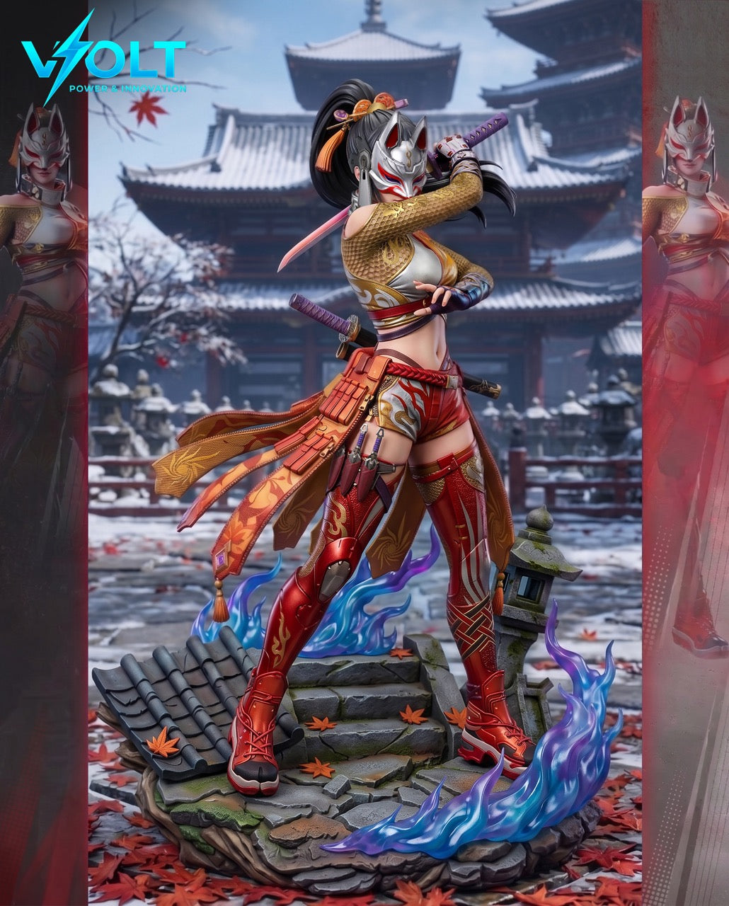 Tekken VOLT Studio Kunimitsu – ClubHouse Statues