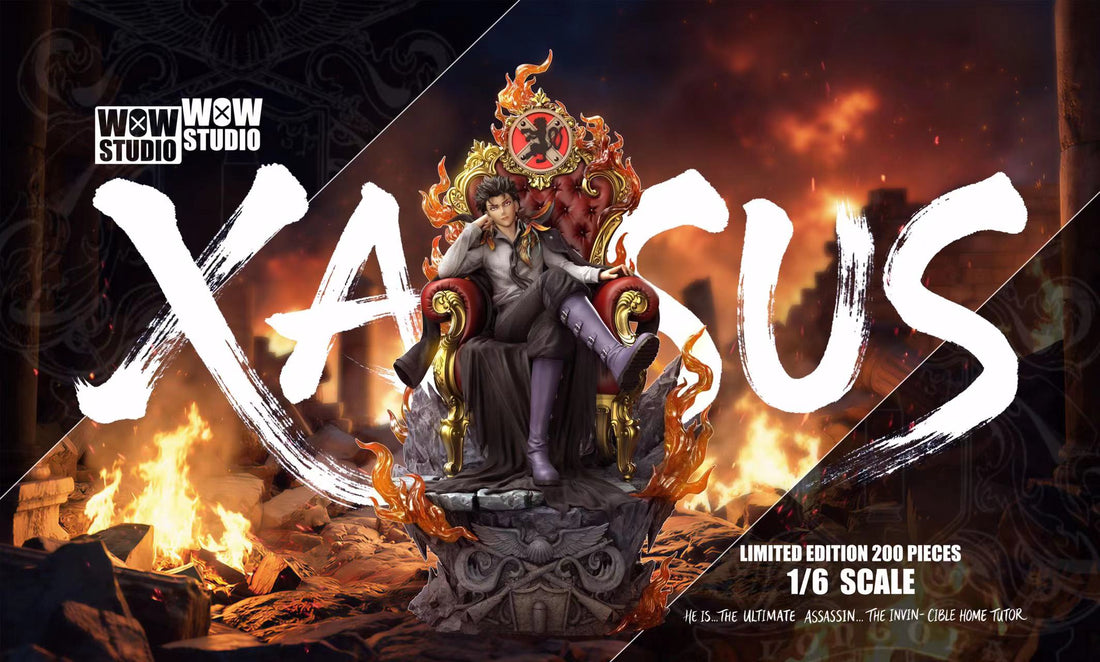 Katekyo Hitman Reborn WOW Studio Xanxus Throne Resin Statue