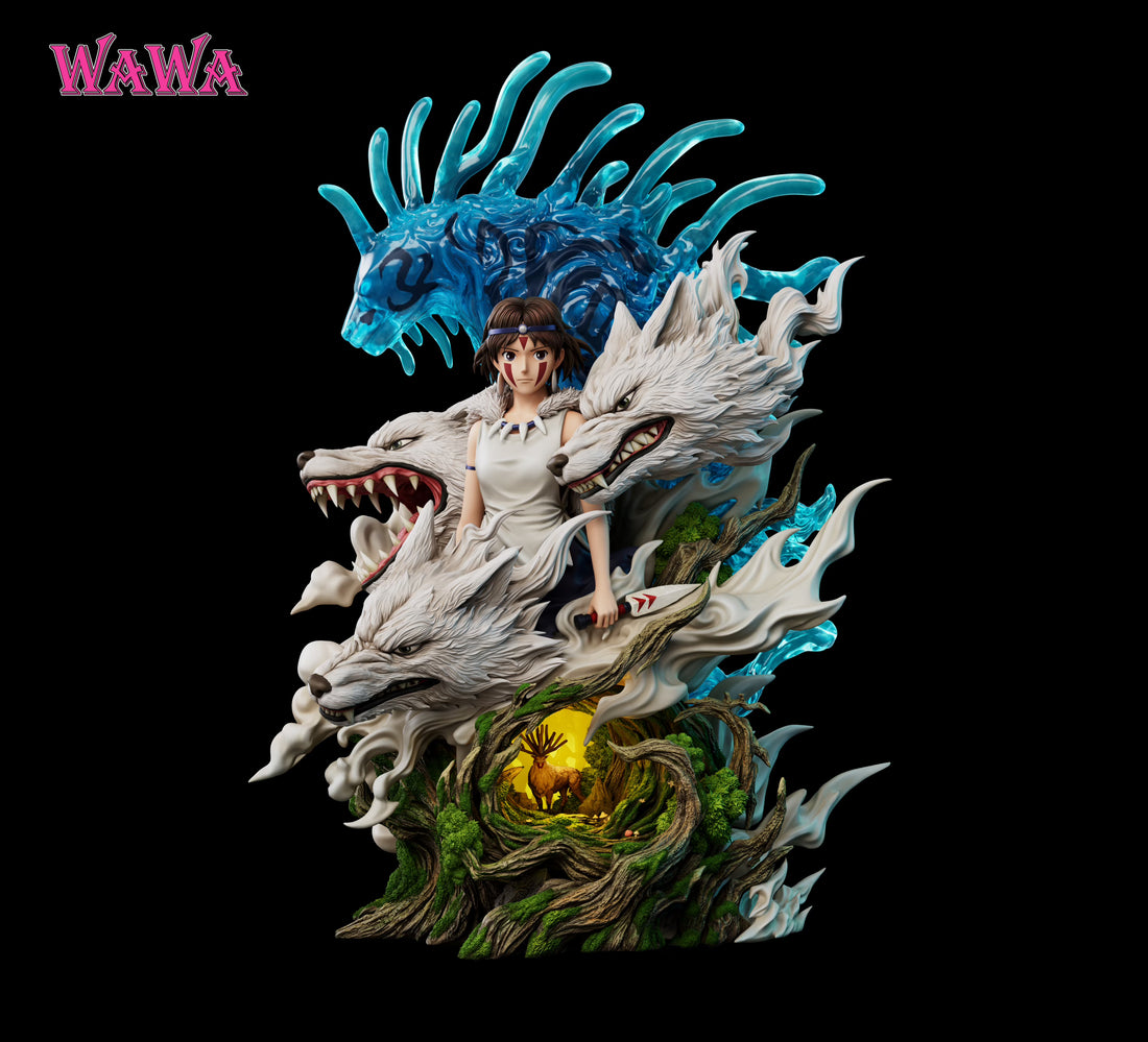 Princess Mononoke WAWA Studio Princess Mononoke Resin Statue