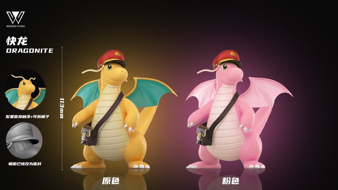 Pokemon Wonder Studio Postman Dragonite Resin Statue