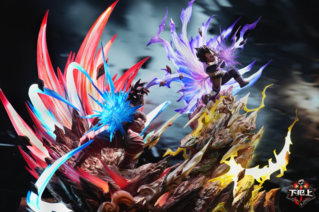 Dragon Ball Xia Fan Shang Studio Goku vs Vegeta Resin Statue