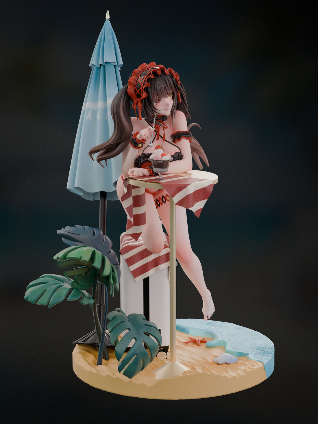 Date a Live YaoMengMeng Studio Tokisaki Kurumi Resin Statue