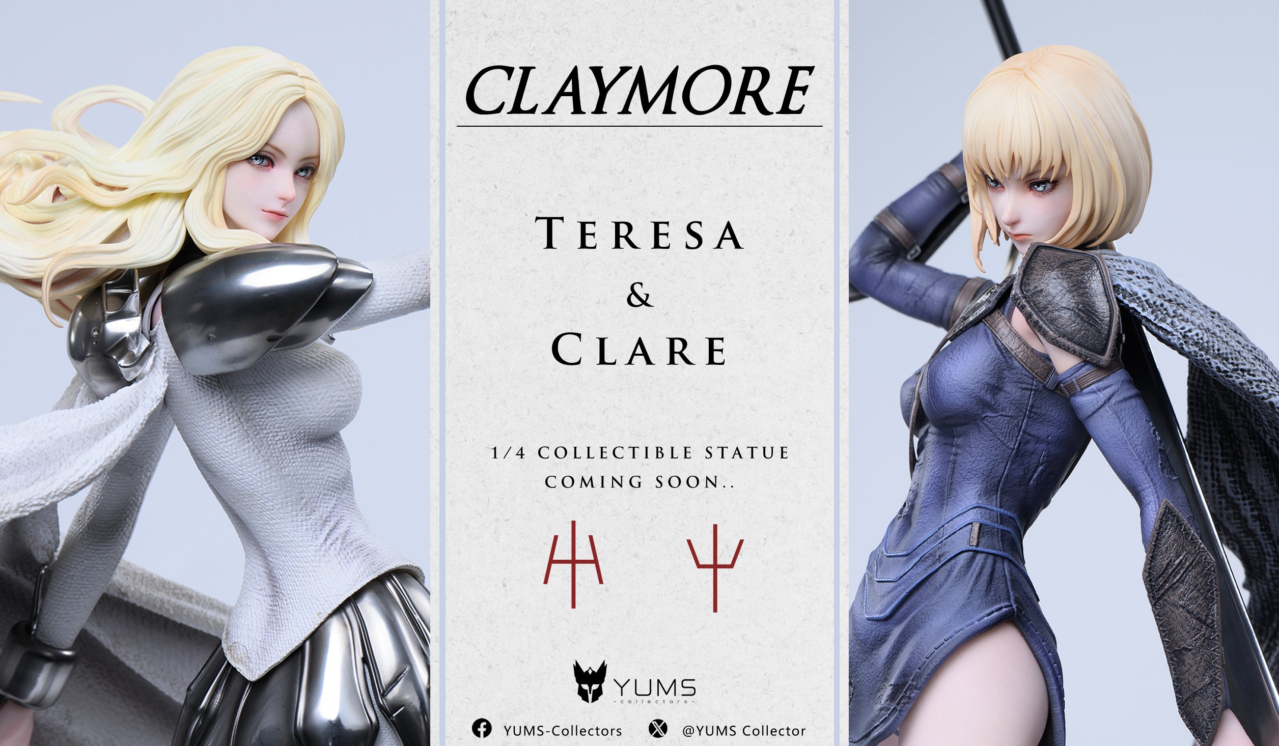 Claymore YUMS Collectors Teresa x Clare – ClubHouse Statues