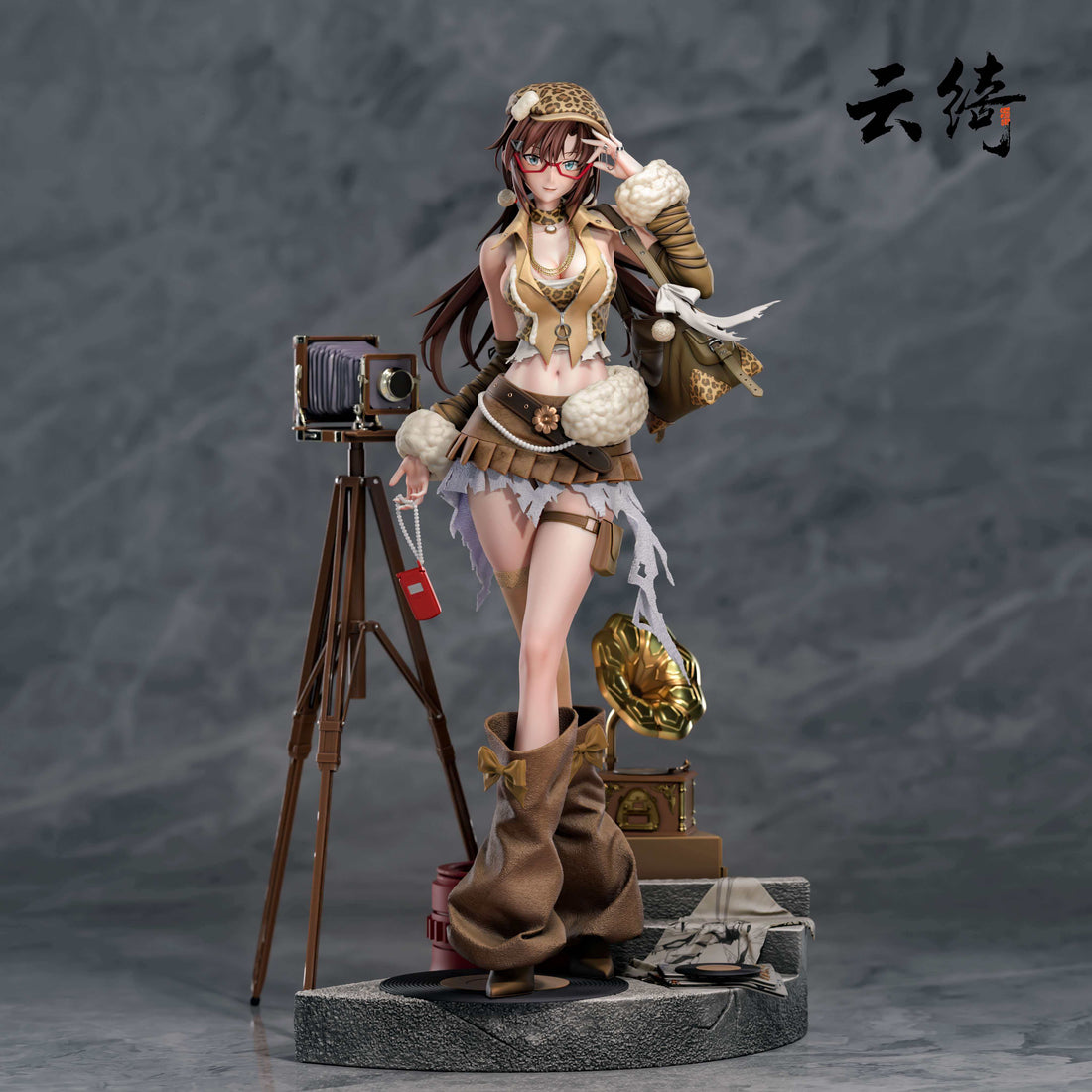 Neon Genesis Evangelion YunQi Studio Mari Makinami x Nagisa Kaworu Resin Statue