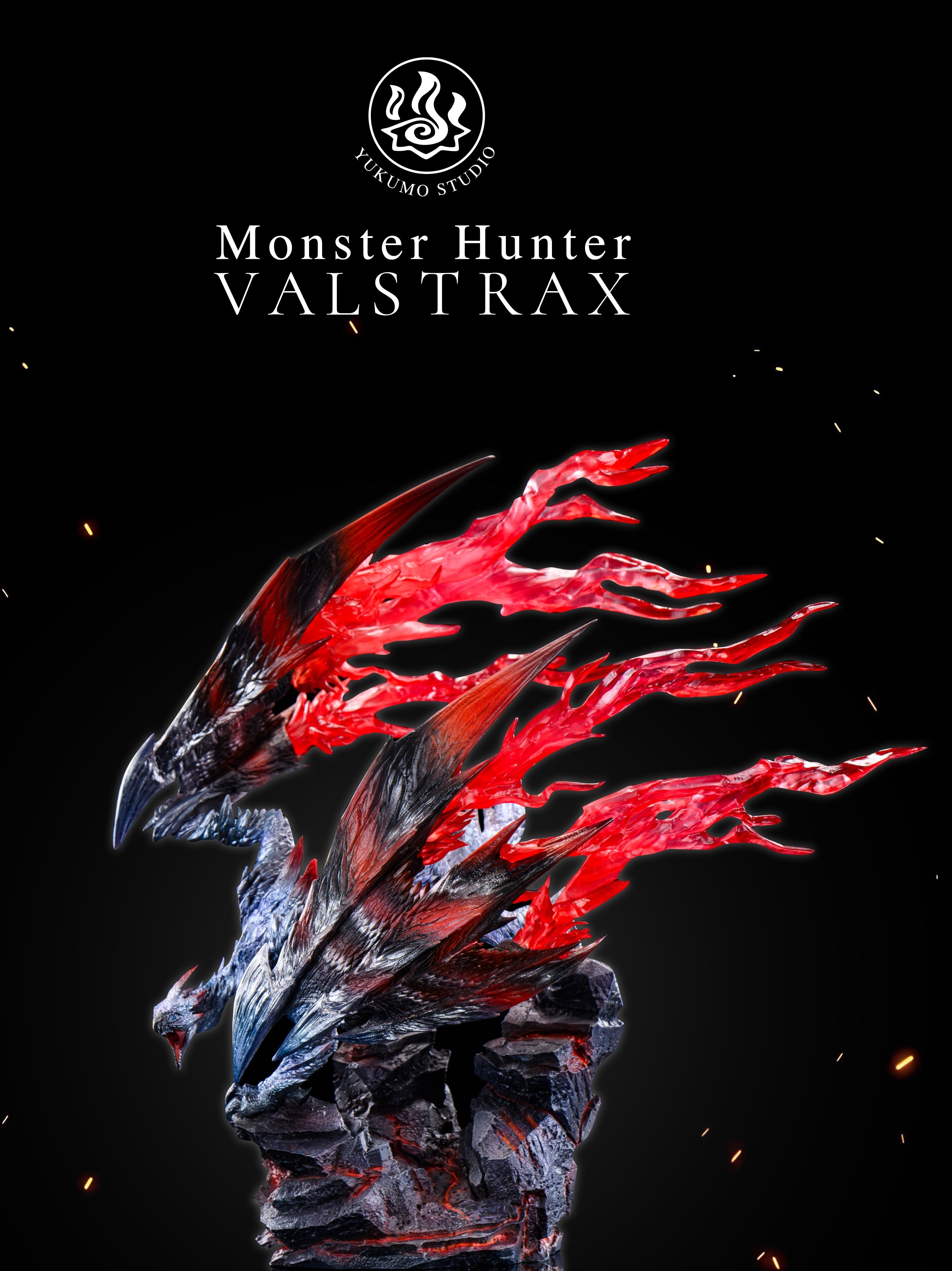 Monster Hunter Yukumo Studio Valstrax﻿ – ClubHouse Statues