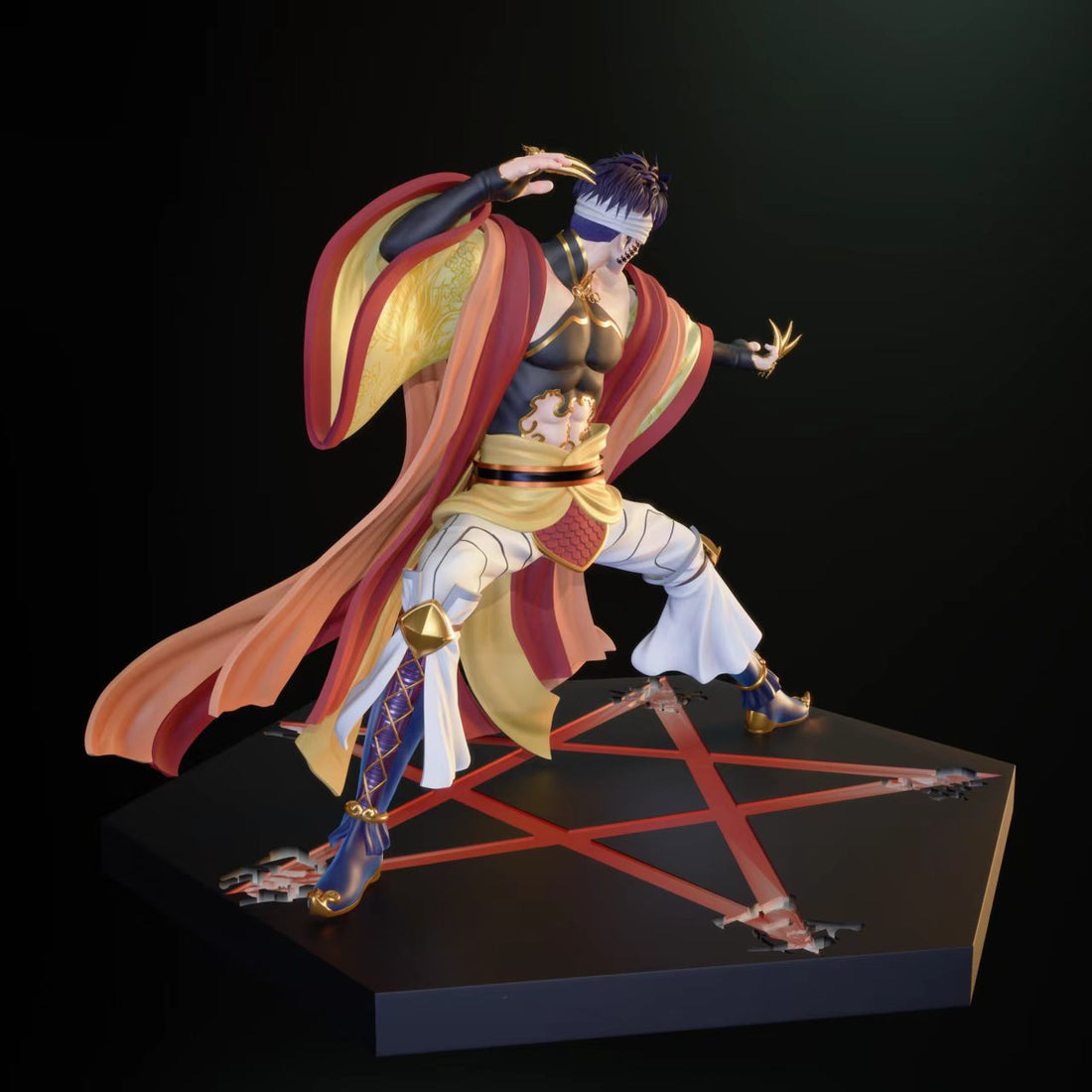 Record of Ragnarok Yun Yi Studio Ying Zheng Qin Shi Huang Resin Statue