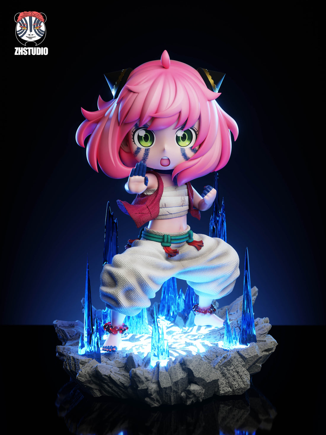 Spy x Family ZH Studio Anya Cos Akaza Resin Statue