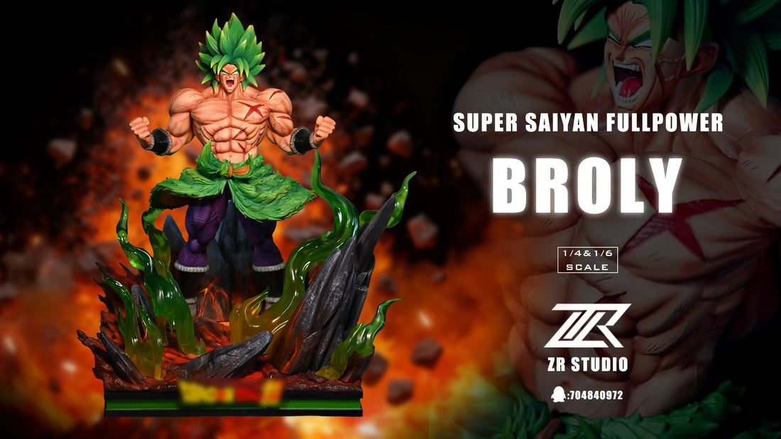 Dragon Ball ZR Studio Broly Resin Statue