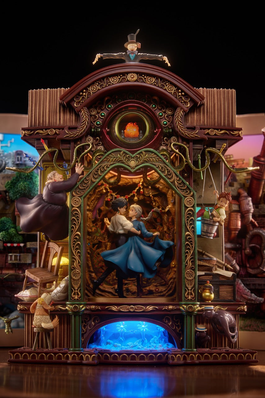 Howls Moving Castle Zuoban Studio Diorama Resin Statue