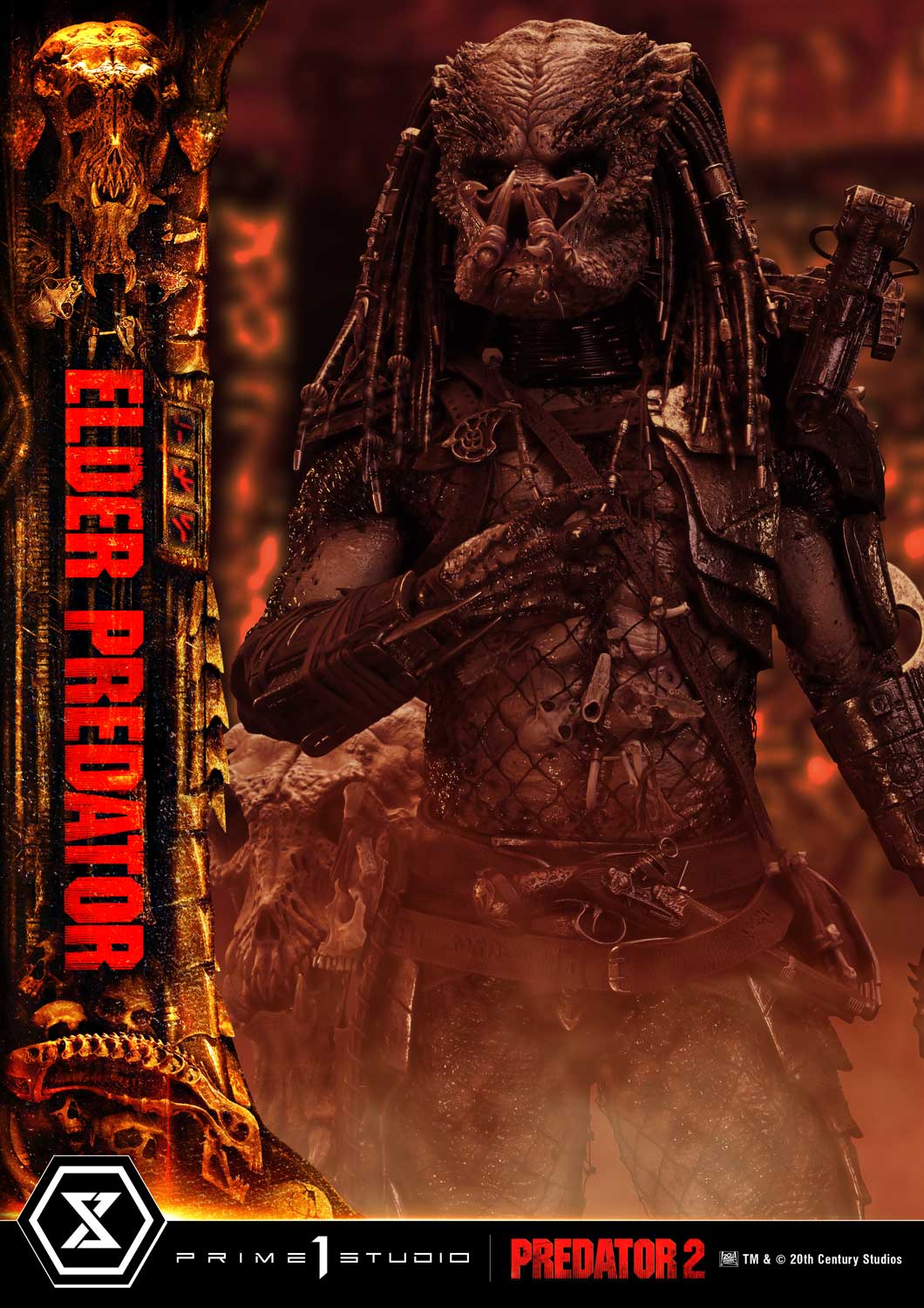 Predator 2 Prime 1 Studio Elder Predator Licensed – ClubHouse Statues