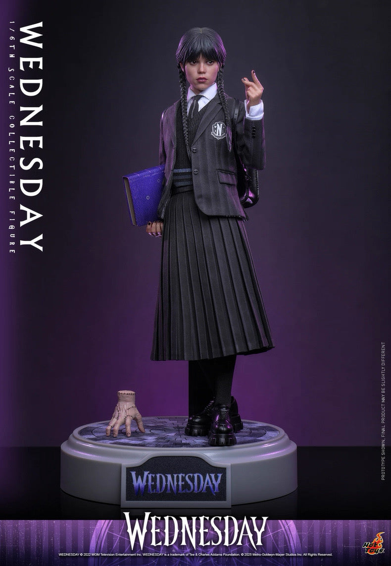 Netflix Wednesday Hot Toys Wednesday Licensed Action Figure – ClubHouse ...
