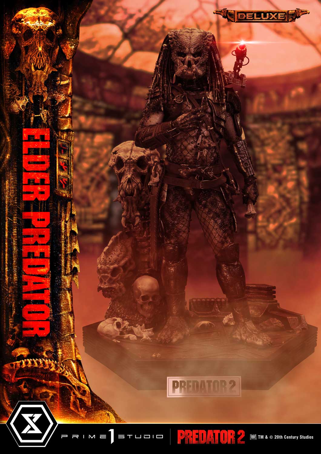 Predator 2 Prime 1 Studio Elder Predator Licensed – ClubHouse Statues