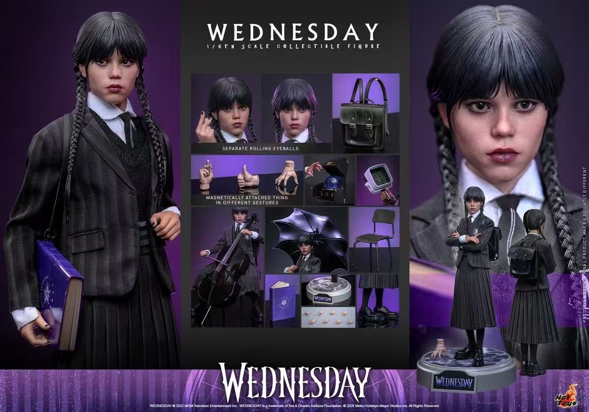 リトルピープル　WEDNESDAY ウェンズディ　フィギュア　Netflix リトルピープル WEDNESDAY ウェンズディ フィギュア Netflix